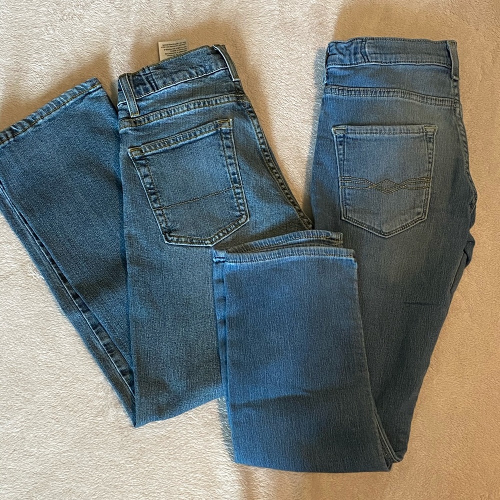 2 pair boys Levi jeans